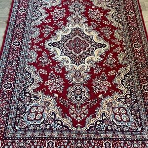 Large Vintage Traditional Turkish/Persian Ornate Rug Floral Red Carpet 56x86”